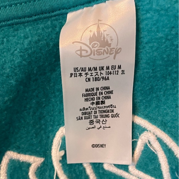 Disney Teal Zip-Up Hoodie - Picture 3 of 3
